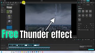 How to add thunder effect in capcut | Create lightning effect