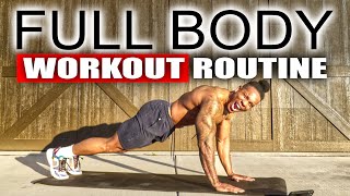 40 MINUTE FULL BODY WORKOUT(NO EQUIPMENT)