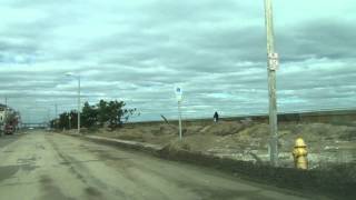 Atlantic City #62 - Road Tour of Street Along Ocean Beside Inlet - Hurricane Sandy