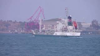 SULPHUR GLORY 2 - Chemical Tanker filmed ship spotting Japan's Kanmon Straits