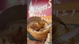 大阪西成区のクレープ屋さん！Crepes shop SALA  生クリームキャラメルプリン美味すぎる！