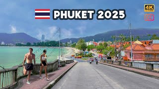 Driving Phuket Thailand 2025 in 4K 🇹🇭 | Top 5 Beaches (Patong, Karon, Kamala, Surin, Bangtao)