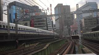 東海道新幹線700系こだま運用有楽町駅にて