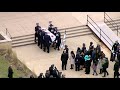 Fallen CPD Officer Eduardo Marmolejo's casket arrives for funeral