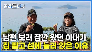 은퇴한 남편이 사는 섬에 놀러 갔다가 반한 아내│은퇴 후 섬에서 찾은 인생의 황금기│한국기행│#골라듄다큐