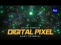 After Effects Digital Pixel Effect Tutorial l 디지털 픽셀 이펙트 (Include project files)