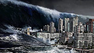 ЦУНАМИ Огромные волны повсюду 🌊🌊🌊 Tsunami Huge waves VIDEO