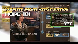 LifeAfter - Weekly Quest Hope 101 - Complete Rachel 10/10 Mission