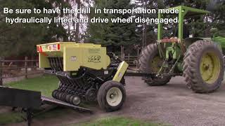 No-Till Drill Loading \u0026 Unloading tutorial - updated 2020 - Missoula Conservation District