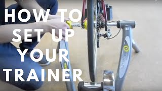 How to setup your cycling trainer for indoor biking