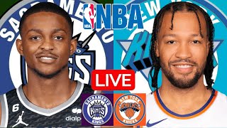 LIVE: SACRAMENTO KINGS vs NEW YORK KNICKS | NBA | PLAY BY PLAY | SCOREBOARD