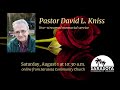 David L. Kniss memorial service