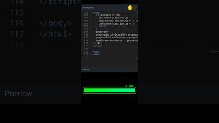 💻 Futuristic Hacker Progress Bar Animation | HTML + CSS + JS 📈 #coding #programming #animation #hack