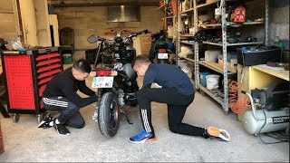 ONT A REMONTÉ  SON SCOOTER !! ( Scooter qui était serré)