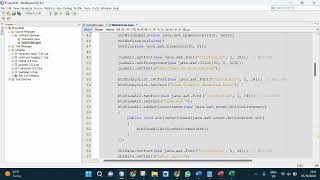 Netbeans Java application(GUI, OOP, DB): Part 2 - Design GUI in Netbeans