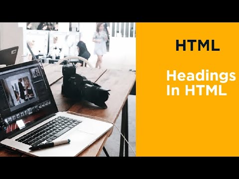 Html Headings Youtube