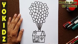 How to draw UP HOUSE