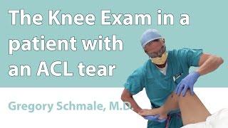 The Knee Exam In A Patient With An ACL Tear