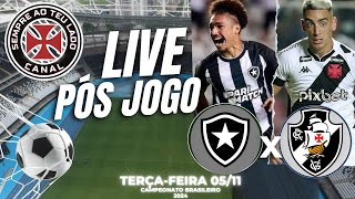 DERROTA HUMILHANTE!!!VASCO-LIVE PÓS JOGO SEMPRE AO TEU LADO V.GE