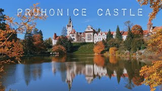 Beautiful Autumn Walk 🍂in Pruhonice Castle Park near Prague - Relaxing Fall Ambiance ASMR 4k HDR