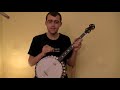 irish banjo technique lesson the boyne hunt