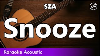 SZA - Snooze (SLOW karaoke acoustic)