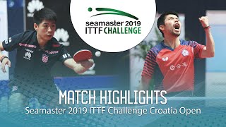 Chuang Chih-Yuan vs Wei Shihao | 2019 ITTF Challenge Croatia Open (R16)