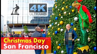 🇺🇸 Christmas Day 2022 San Francisco  | 4K UHD Electric Scooter Tour