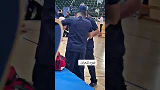 البطل محمد الثقفي اصابتة بطواة اسيا مع الاعب الايراني وتمكن من الفوز عليه #ملاكمه #taekwondo