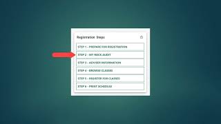 Prepare for Registration