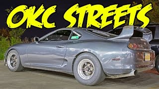 OKC Street Racing!! 1180hp Supra, 850hp TBSS, 850hp GT500, 700hp Subaru