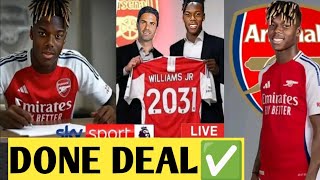 🔴Nico Williams Signs 6-Year Contract with Arsenal on Deadline Day