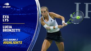Eva Lys vs. Lucia Bronzetti Highlights | 2023 US Open Round 2