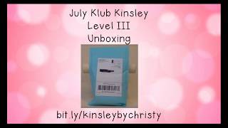 Unboxing July Klub Kinsley Armelle Jewelry Level III and Review