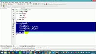 C programming function ( none void without parameter)