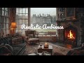 ☁️Live Cozy Scottish Castle Fireplace Ambience for Sleep, Study & Relaxation (No Ads) 🔥
