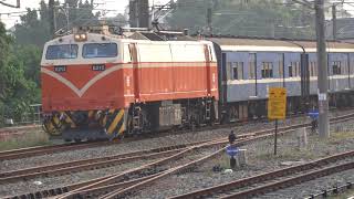 11/3/2021 台鐵 554次 莒光號 本務E212電力機車 附掛行包 斗南進站 / Taiwan GE E42C leading Juguang express \u0026 Baggage cars