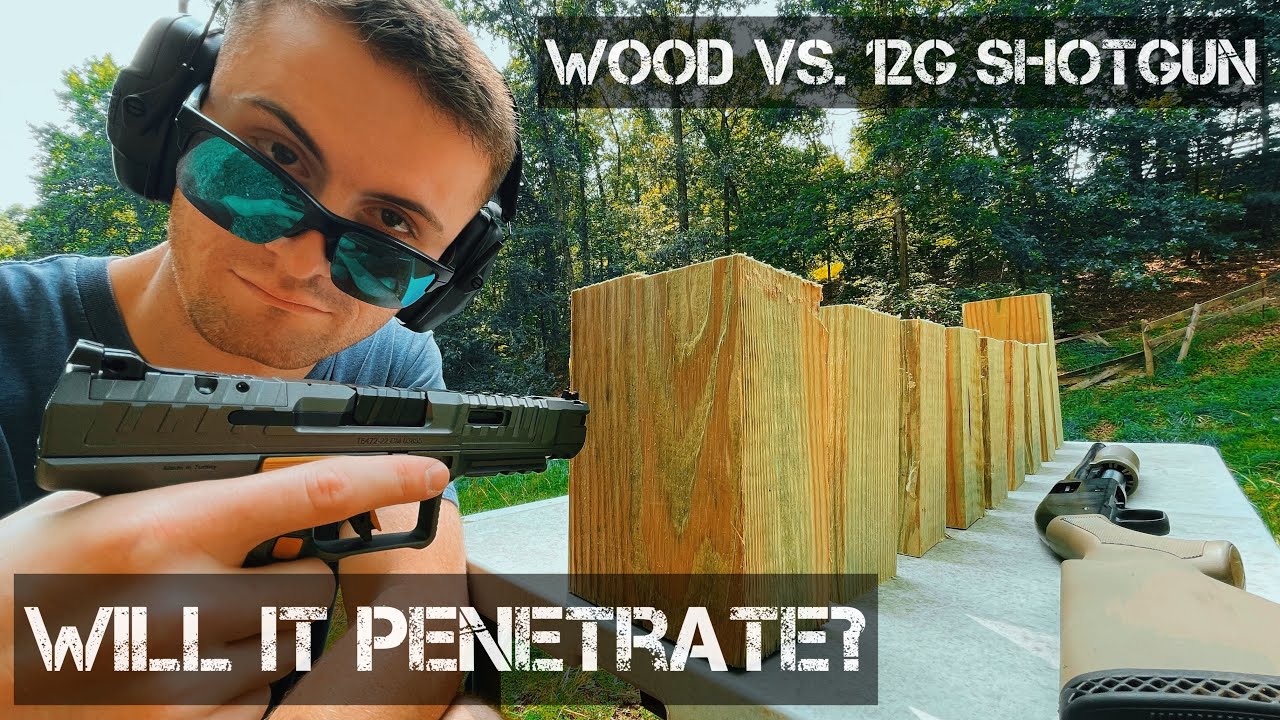 Can Wood Really Stop A Bullet Youtube