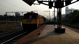 ONCE A HIGH SPEED TRAIN HAULER, NOW INCHARGE OF PASSENGER-TEJAS WDP3a WITH RATNAGIRI PASSENGER