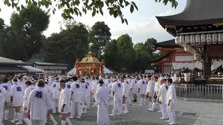 2019祇園祭神幸祭四若東御座神輿①舞殿まわり