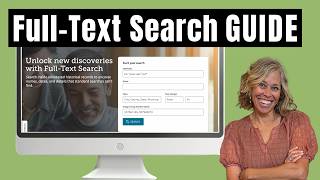 Step-by-Step GUIDE to FamilySearch Full-Text Searching #FamilySearch #FullText