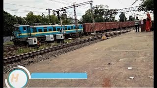 FREIGHT TRAIN ENTERING BANDEL RAILWAY STATION/ EASTERN RAILZONE