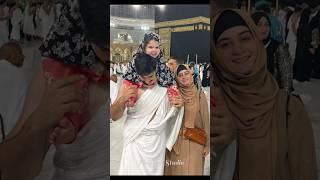Aiman and Muneeb perform umrah with Amal #forview  #aimankhan #shorts #viralvideo