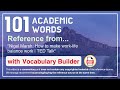 101 Academic Words Ref from 