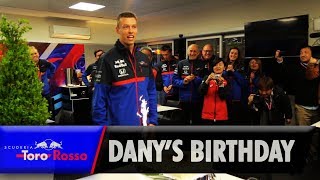 Daniil Kvyat's Birthday Surprise!