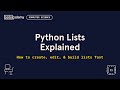 Python Lists Explained - Create and Edit Lists in Python