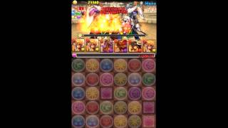 【パズドラ】第13回チャレダンLv9　「ノーコン限定」　（五右衛門パ）　1分台