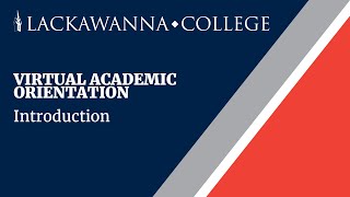 Virtual Academic Orientation | Intro