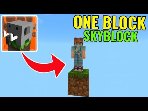 ¿Cómo INSTALAR UN BLOQUE SKYBLOCK en CRAFTSMAN BUILDING CRAFT?!?!