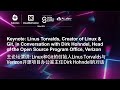 Keynote: Linus Torvalds, Creator of Linux & Git, in Conversation with Dirk Hohndel, Verizon